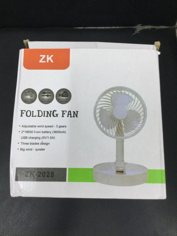 Portable Desktop Fan - Expandable & Retractable