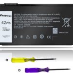 WDX0R Replacement Laptop Battery for Dell Inspiron 13 15 5000 7000 Series , Latitude