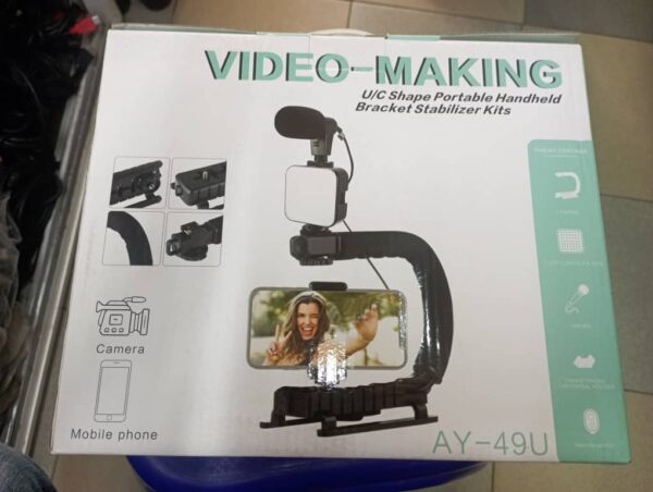 AY-49U Video Making Stabilizer kits  U/U shape portable - Image 3