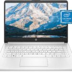 HP 14 Laptop, Intel Celeron N4020, 4 GB RAM, 64 GB Storage, 14-inch Micro-edge HD Display, Windows 11 Home, Thin & Portable,