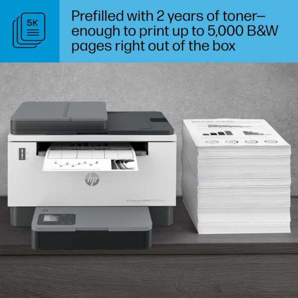 HP LaserJet-Tank MFP 2604sdw Wireless Black & White Printer - Image 2