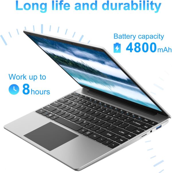 jumper Laptop, 12GB LPDDR4 RAM, 256GB SSD ROM, 14 Inch 1080p FHD IPS Screen,