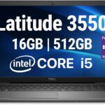 Oemgenuine 2024 Dell Latitude 3550 Notebook 15.6” FHD, Intel 10 Core i5-1335U (Beats i7-1270P), 16GB DDR5 RAM, 512GB NVMe, WiFi 6E, BT, Backlit Keyboard, HD