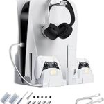 NexiGo PS5 Accessories Wall Mount with DualSense Charging Station