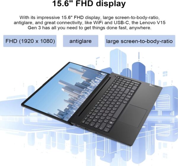 Lenovo V15 Laptop - Core i5-1235U - 15.6" FHD - 8GB RAM - 512GB SSD - Image 3