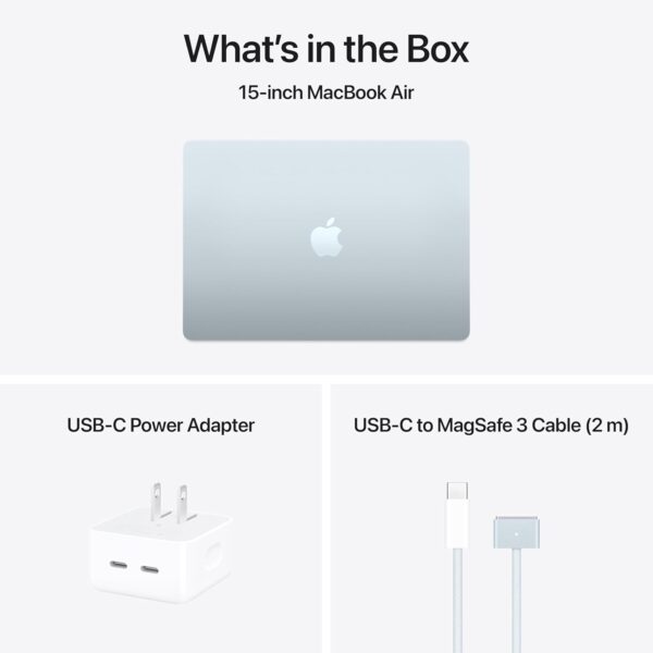 Apple 2025 MacBook Air 15-inch Laptop with M4 chip: Built for Apple Intelligence, 15.3-inch Liquid Retina Display, 16GB Unified Memory, 256GB SSD Storage - Image 3