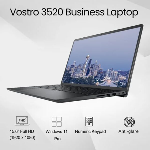 DELL VOSTRO 3520 12TH GEN|INTEL CORE I3 256GB SSD|8GB RAM 15.6”|WEBCAM|BLUETOOTH - Image 3