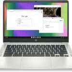 HP Chromebook 14 Laptop, Intel Celeron N4120, 4 GB RAM, 64 GB eMMC, 14" HD Display, Chrome OS, Thin Design, 4K Graphics,