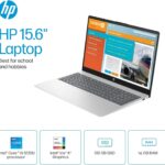 HP 15.6" HD Touch-Screen Laptop, Intel i5-1235U, 10 Cores, 16GB Memory, 512 PCIe GB SSD, Windows 11 Home in S Mode, Bluetooth, Wi-Fi, Natural Silver.