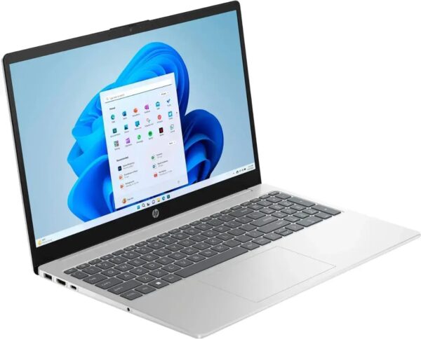 HP 15.6" HD Touch-Screen Laptop, Intel i5-1235U, 10 Cores, 16GB Memory, 512 PCIe GB SSD, Windows 11 Home in S Mode, Bluetooth, Wi-Fi, Natural Silver. - Image 2