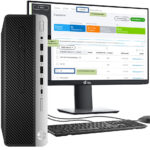 HP Desktop Computer PC Intel i7-9th 64GB DDR4 2TB SSD 2TB HDD 24" LED Win 11 Pro