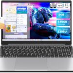 jumper Laptop, 12GB RAM 640GB ROM, Office 365-1 Year 5305U Processor, 15.6 Inch Computer, FHD IPS Screen, 38Wh Battery, 2 Stereo Speakers, USB3.
