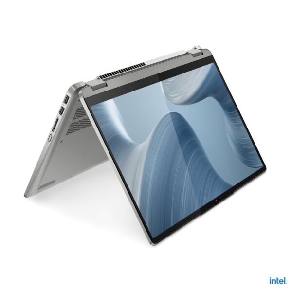Lenovo FLEX 5 14IAU7 2-IN-1 12th Gen Intel Core™ i3-1215U 1.2 GHz up to 4.4 GHz 256GB M.2 2242 PCIe Gen4 SSD | 8GB LPDDR4X (Soldered) RAM | 14" WUXGA (1920 x 1200) | Integrated Intel® UHD Graphics TOUCHSCREEN Display | Windows 11 | STORM GRAY | BACKLIT KEYBOARD | Fingerprint Reader - Image 3