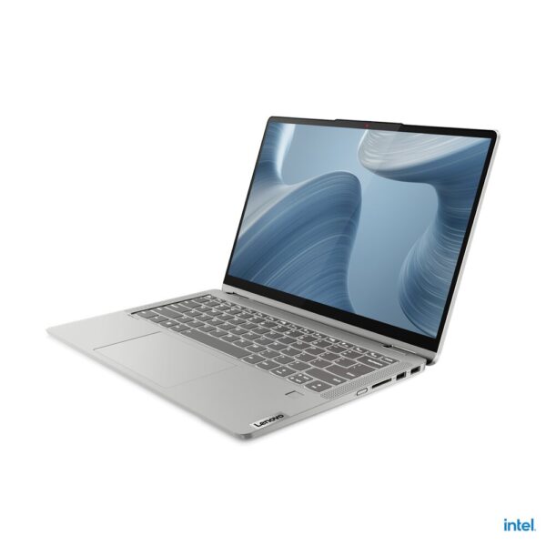 Lenovo FLEX 5 14IAU7 2-IN-1 12th Gen Intel Core™ i3-1215U 1.2 GHz up to 4.4 GHz 256GB M.2 2242 PCIe Gen4 SSD | 8GB LPDDR4X (Soldered) RAM | 14" WUXGA (1920 x 1200) | Integrated Intel® UHD Graphics TOUCHSCREEN Display | Windows 11 | STORM GRAY | BACKLIT KEYBOARD | Fingerprint Reader - Image 8