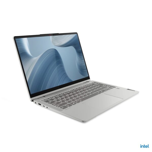 Lenovo FLEX 5 14IAU7 2-IN-1 12th Gen Intel Core™ i3-1215U 1.2 GHz up to 4.4 GHz 256GB M.2 2242 PCIe Gen4 SSD | 8GB LPDDR4X (Soldered) RAM | 14" WUXGA (1920 x 1200) | Integrated Intel® UHD Graphics TOUCHSCREEN Display | Windows 11 | STORM GRAY | BACKLIT KEYBOARD | Fingerprint Reader - Image 4