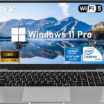 NIAKUN 15.6'' Laptop Computer, N4000 Processor Laptops with 8GB RAM, 256GB SSD,15.6 inch FHD 1920 * 1080 Display, WIFI5, BT4.2, Windows 11 Pro
