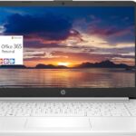HP 2024 Premium 14" Micro-Edge Portable Laptop Student Business, Intel Quad-Core N4120, 4GB RAM, 128GB (64GB eMMC+ 64GB Card)