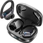 Wireless Earbuds Bluetooth Headphones 80hrs Playback Ear Buds Power Display with Noise Canceling Mic