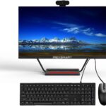 All-in-One PC All-in-one Desktop Computer PC 23.8inch All-in-One PC with Core i7 16GB RAM 512GB SSD, 360°Adjustable Webcam, Charging Panel