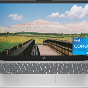 HP 15 inch Laptop, HD Display, 13th Generation Intel Core i5-1334U, 8 GB RAM, 512 GB SSD, Intel Iris Xe Graphics, Windows 11 Home, 15-fd0012nr