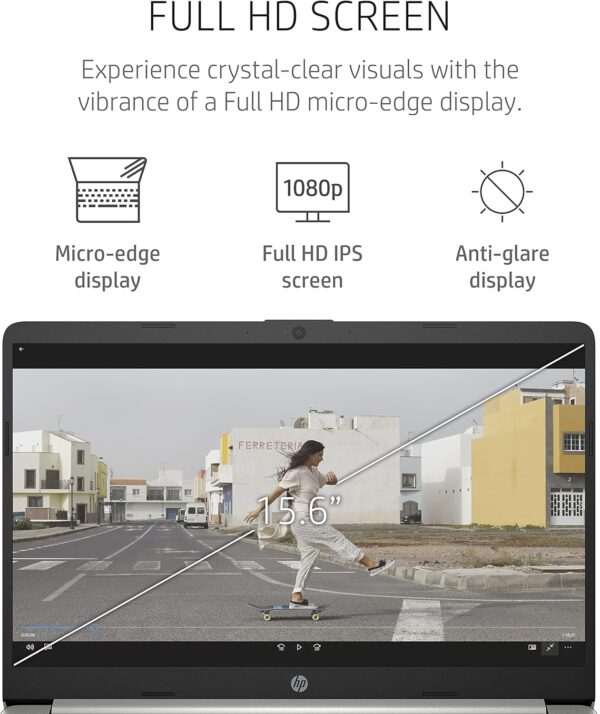HP 15 Laptop, 11th Gen Intel Core i5-1135G7 Processor, 8 GB RAM, 256 GB SSD Storage, 15.6” Full HD IPS Display, Windows 10 Home, HP Fast Charge, Lightweight Design 15-dy2021nr - Image 5
