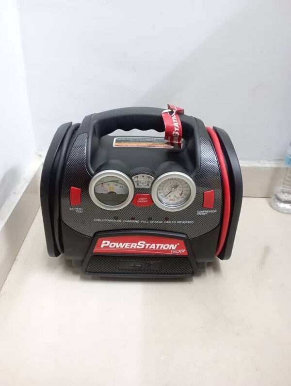 Powerstation PSX2 Heavy Duty Portable Jump Starter LED Work Light Air Compressor - Image 4