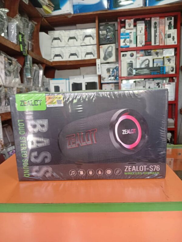 ZEALOT Portable Bluetooth Speaker,70W Peak(50W) Booming Sound Speakers with LED Light,Bluetooth - Image 4