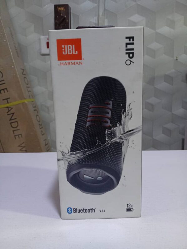 JBL Flip 6 - Waterproof Portable Bluetooth Speaker, Powerful Sound and deep bass, IPX7 Waterproof, 12 Hours of Playtime