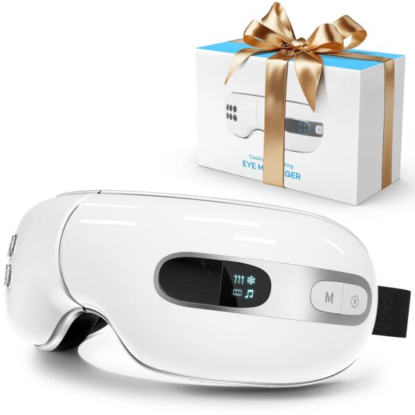 Eye Massager with Cooling and Heat Vibration, Rechargeable Eye Care Device - Image 4