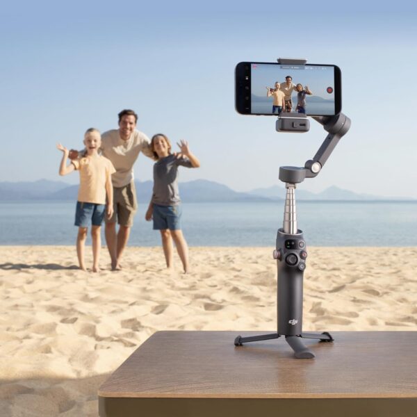 DJI Osmo Mobile 7P Gimbal Stabilizer for iPhone, Android, Native Tracking, Lighting, 3-Axis Phone Gimbal, Quick Launch, One-Tap Edit, Built-in Extension Rod - Image 5