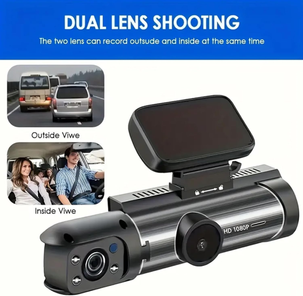 Dual Recording Dash Camera – Front and Rear HD Coverage for Complete Road Safety - Image 2