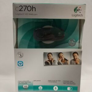 LOGITECH C270h HD Webcam Headset Factory Sealed Computer PC Video Camera Zoom