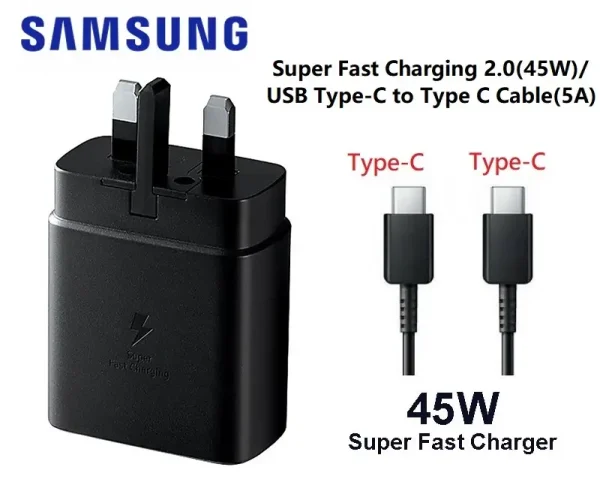 Samsung 45W PD Adapter with USB-C Cable - Image 4