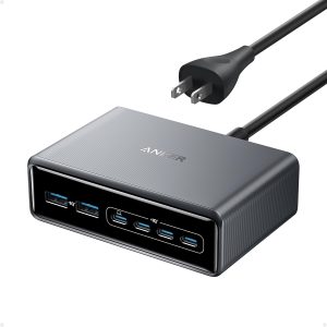 Anker SuperCharged Multi-Port Desktop Charging Station - Anker Prime Charger (200W, 6 Ports)