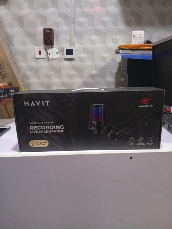 HAVIT GAME NOTE GK50 PRO  RECORDING LIVE MICROPHONE - Image 2