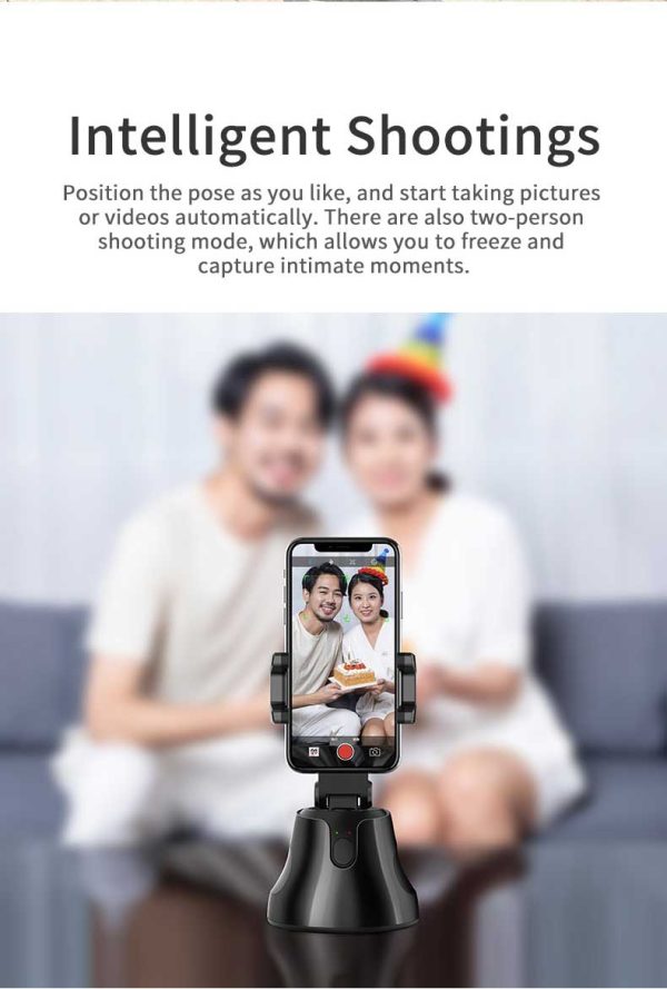 Smart Personal Robot-Cameraman 360° Object Tracking Holder - Image 2