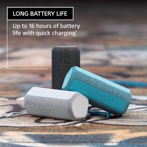 Sony SRS-XE200 X-Series Wireless Ultra Portable-Bluetooth-Speaker, IP67 Waterproof, Dustproof and Shockproof with 16 Hour Battery