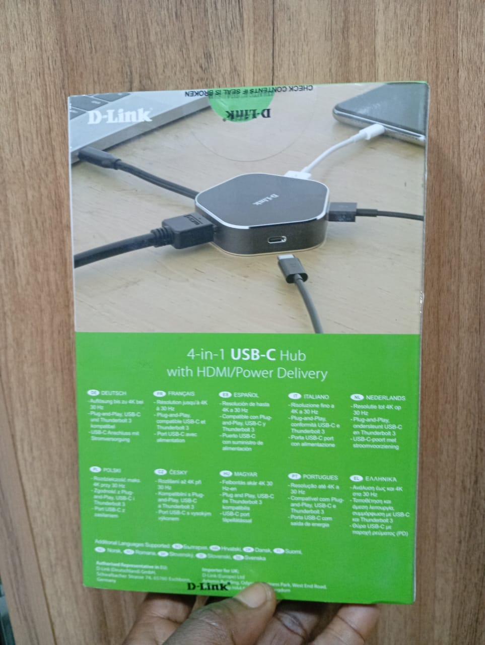 D-Link 4 in1 USB -C Hub With HDMI/POWER DELIVERY - Image 2