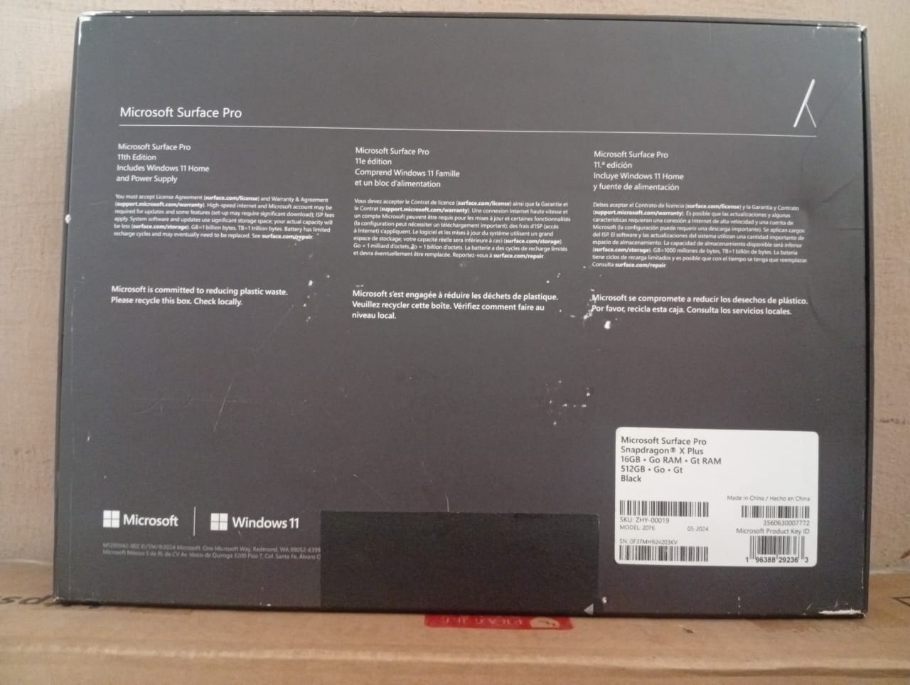 MICROSOFT SURFACE PRO 13 SNAPDRAGON X PLUS 16GB RAM +512 GB BLACK - Image 3